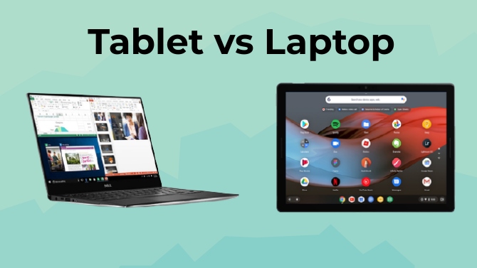 Laptops vs. tablets