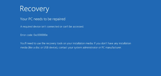 How To Fix Windows 11 Error Code 0xc00000e