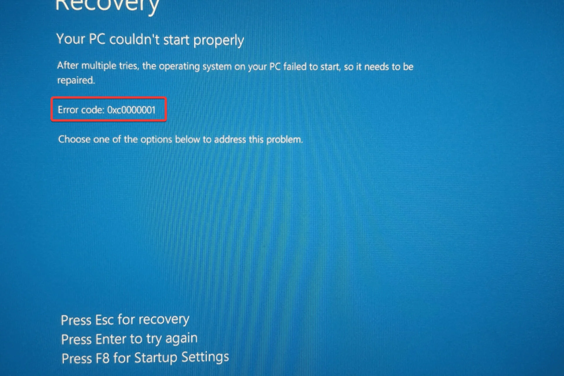 How to Fix Error Code 0xc0000001 Windows 11